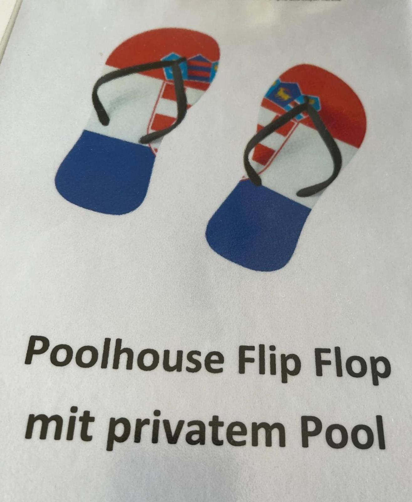 Villa Poolhouse Flip Flop - Mit Privatem Pool à Vir Extérieur photo